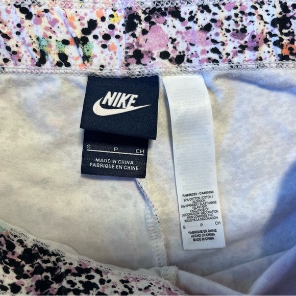 Nike Vintage Y2K 90’s Splatter Paint Style Capri Leggings Yoga Pants Size S - Picture 5 of 8